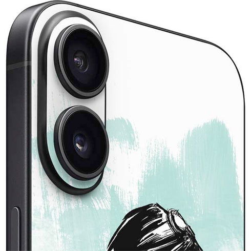 Disney Princess Jasmine Sketch iPhone 16 Plus Skin